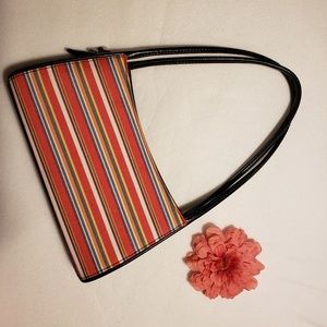 Striped purse